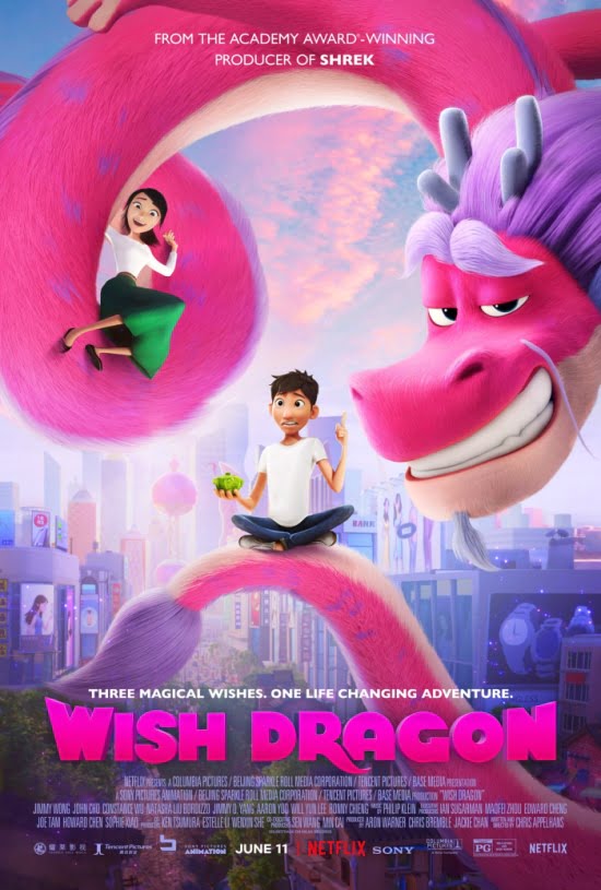 Wish Dragon (2021) - Netflix - Rồng màu hồng bay vòng vòng